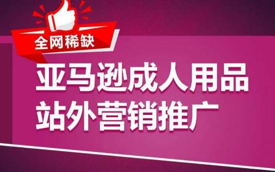 亚马逊成人用品站外营销推广，​成人用品新品推广方案，助力打造类目爆款-创库88项目资源网