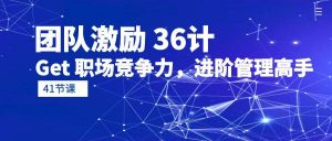 （10033期）团队激励 36计-Get 职场竞争力，进阶管理高手（41节课）-创库88项目资源网