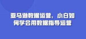 亚马逊数据运营，小白如何学会用数据指导运营-创库88项目资源网