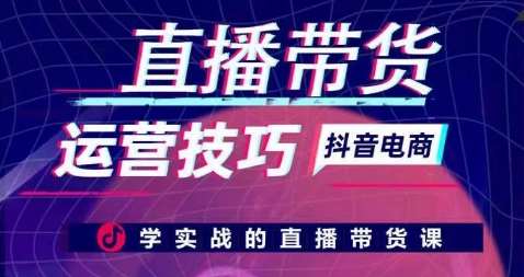直播带货运营技巧，学实战的直播带货课-创库88项目资源网