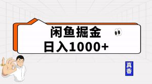 （10227期）闲鱼暴力掘金项目，轻松日入1000+-创库88项目资源网