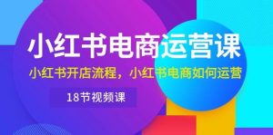 (10429期)小红书·电商运营课:小红书开店流程,小红书电商如何运营(18节视频课)-创库88项目资源网