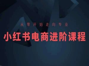 从零开始走向专业，小红书电商进阶课程-创库88项目资源网