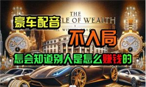 （10497期）炫富神器，简单无脑粘贴复制，闷声发财，当天见收益，无上限封顶-创库88项目资源网