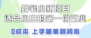 蜡笔小新项目拆解，0投入，0成本，小白一个月也能多赚3000+-创库88项目资源网