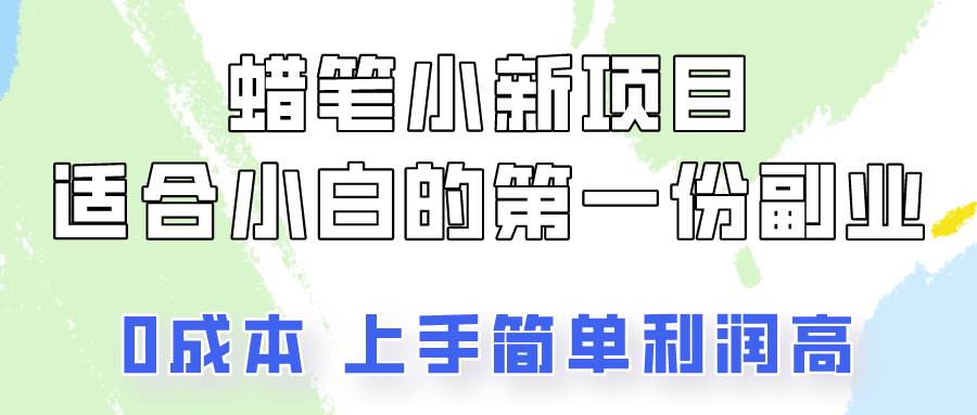 蜡笔小新项目拆解，0投入，0成本，小白一个月也能多赚3000+-创库88项目资源网