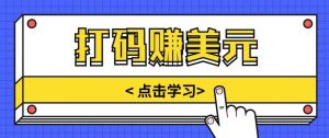 手动输入验证码，每天多投入几个小时，也能轻松获得两三千元的收入-创库88项目资源网