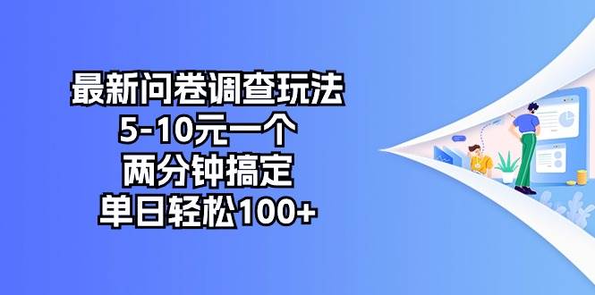 （10606期）最新问卷调查玩法，5-10元一个，两分钟搞定，单日轻松100+-创库88项目资源网