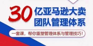 （10622期）30亿 亚马逊 大卖团队管理体系，一套课，帮你重塑管理体系与管理技巧-创库88项目资源网