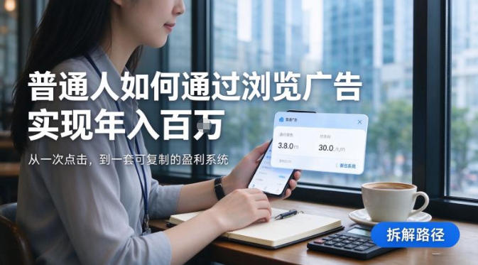 2026最新技术，24小时全自动浏览广告，全网独家项目，单台设备日入200+新手小白可快速上手，支持实地学习实地考察【揭秘】-创库88项目资源网