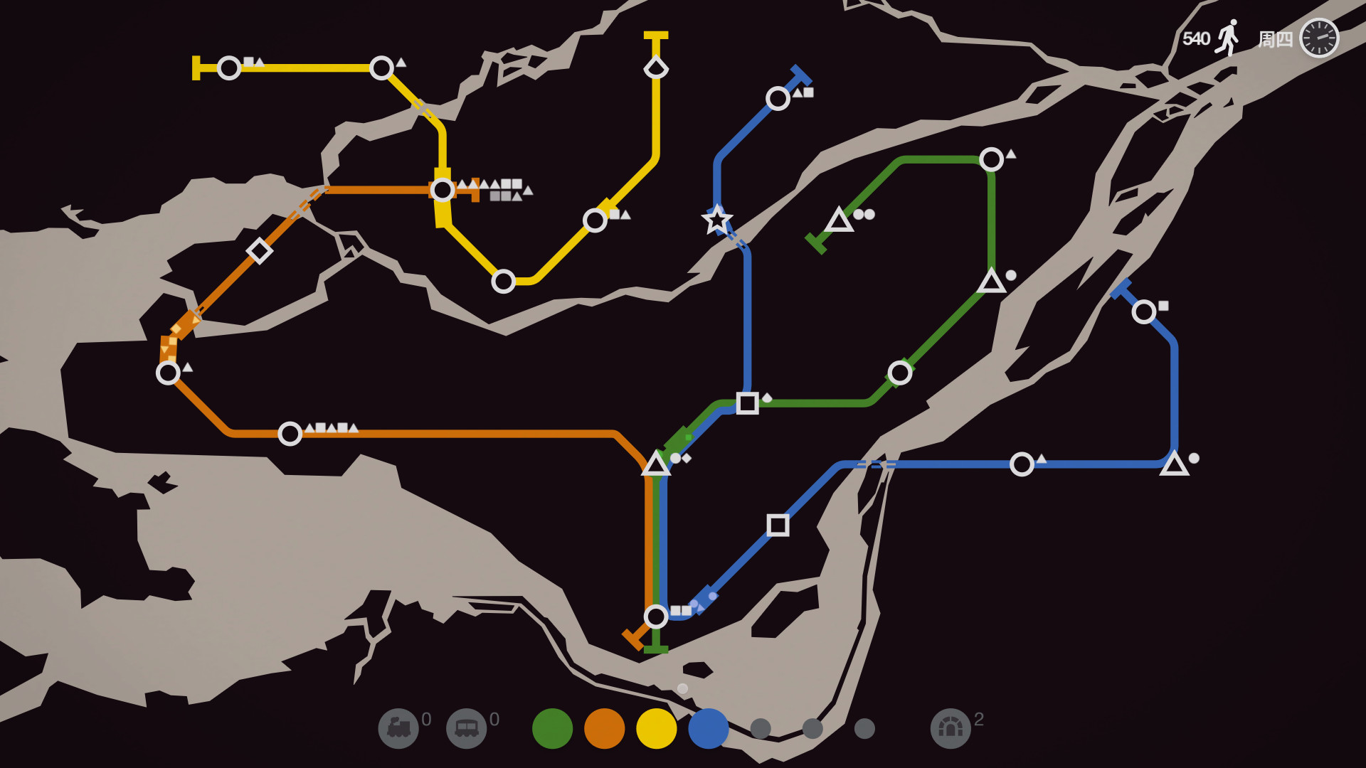 迷你地铁/迷你都市/模拟地铁/Mini Metro 版本更新
